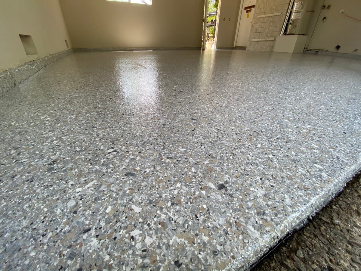 Epoxy floor installation