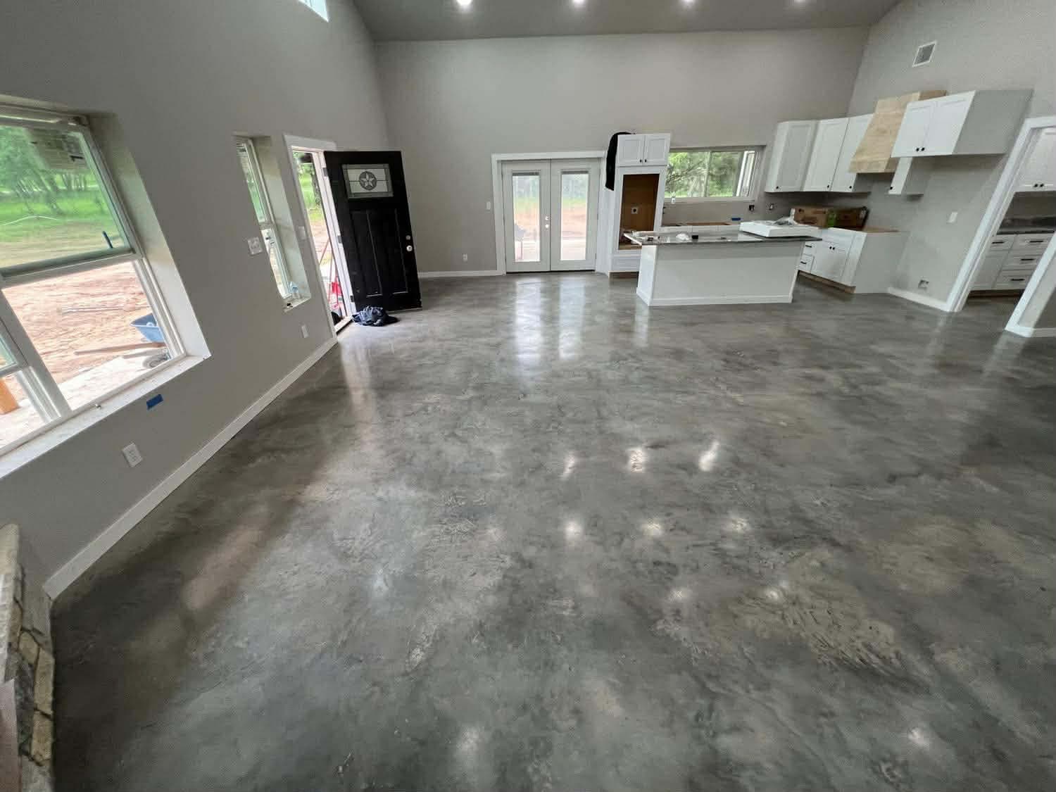 Kitchen epoxy floor