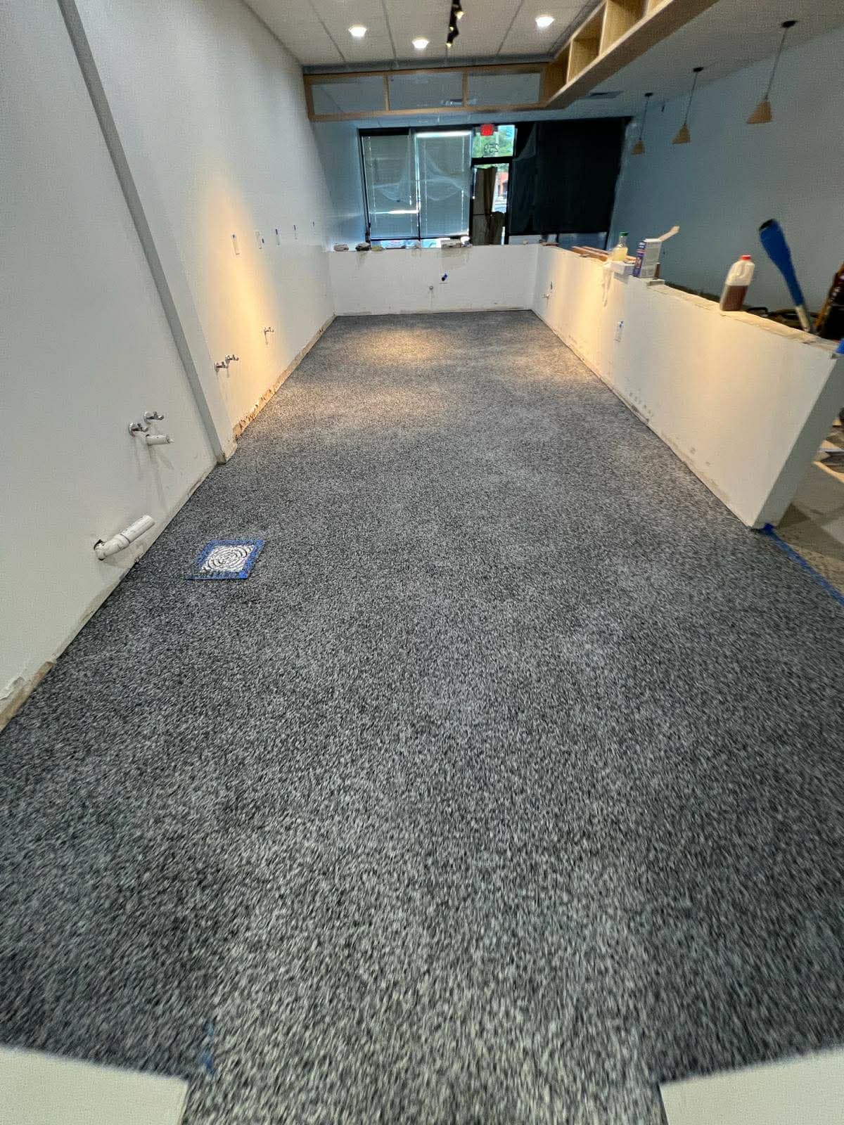 Restaurant floor epoxy after